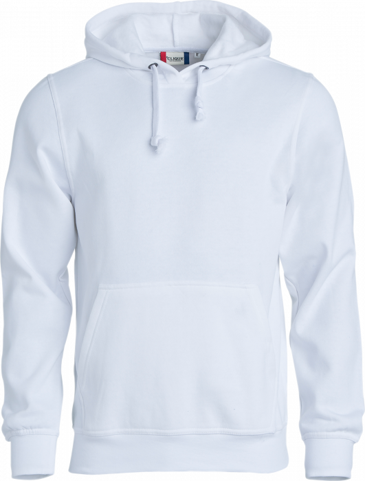 Clique - Basic Cotton Hoodie - Blanco