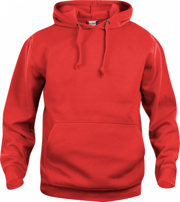 Clique - Basic Cotton Hoodie - Rojo