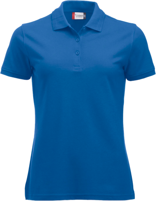 Clique - Manhatten Polo Tee Women - Koninklijk blauw