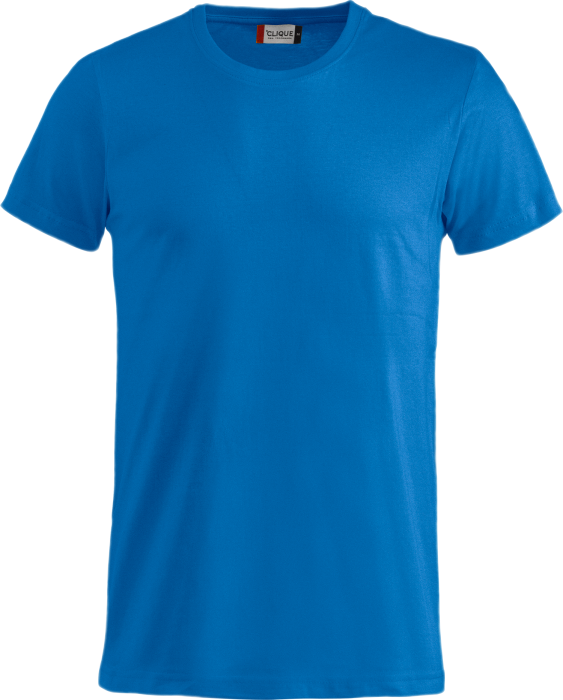 Clique - Basic Bomulds T-Shirt - Royal blå