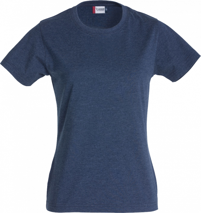 Clique - Classic Cotton Tee Women - Blue Melange