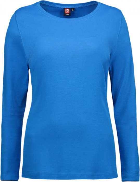 ID - Ladies' Interlock T-Shirt Long-Sleeved - Turchese