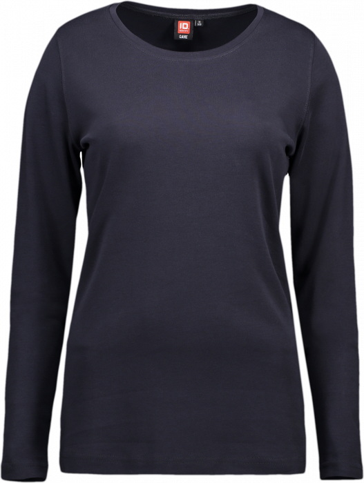 ID - Ladies' Interlock T-Shirt Long-Sleeved - Marin