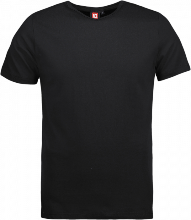 ID - Men's T-Time T-Shirt V-Neck - Negro