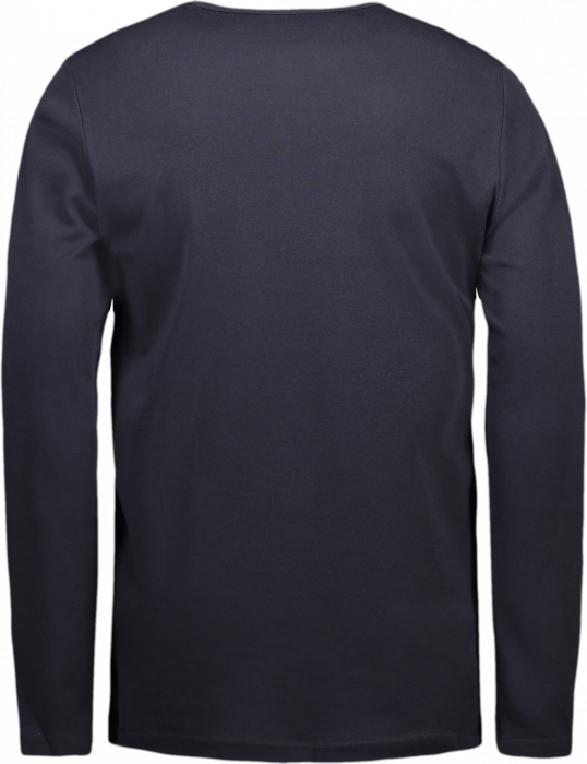 ID - Mens' Interlock T-Shirt Long-Sleeved - Marino