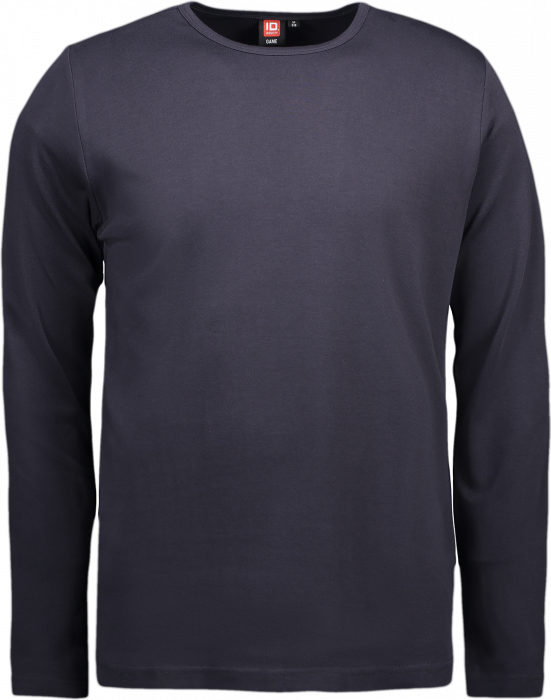 ID - Mens' Interlock T-Shirt Long-Sleeved - Marinho