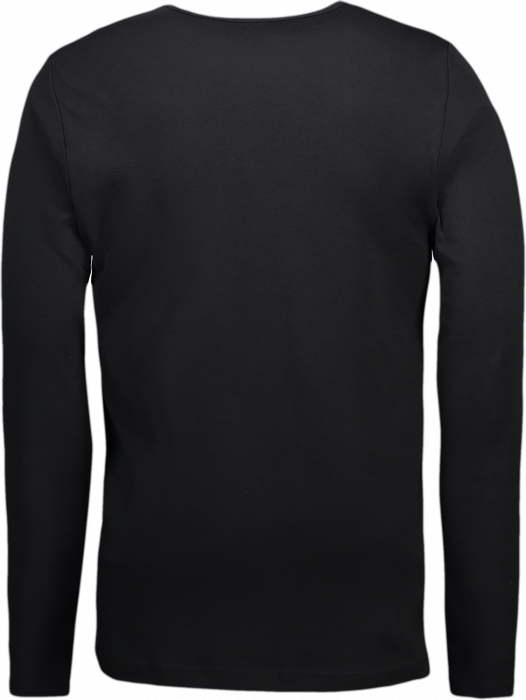 ID - Mens' Interlock T-Shirt Long-Sleeved - Svart