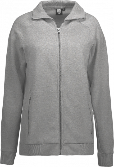 ID - Full Zip Sweat Woman - Grey Melange