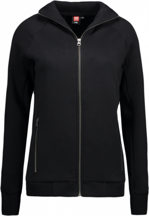 ID - Full Zip Sweat Woman - Zwart