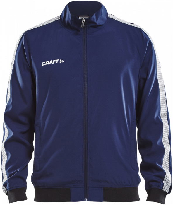 Craft - Pro Control Woven Jacket Youth - Granatowy & biały