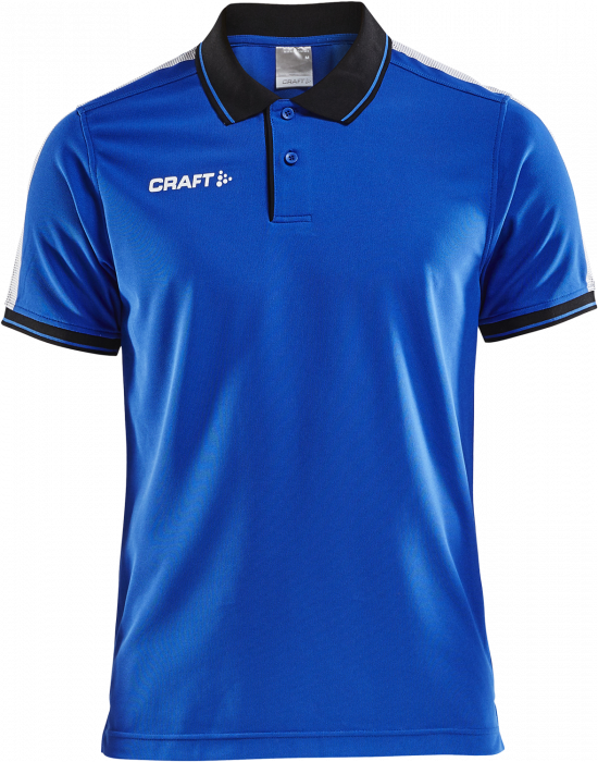 Craft - Pro Control Poloshirt Youth - Bleu & noir