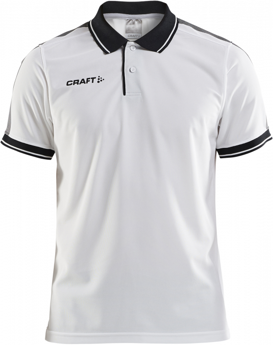 Craft - Pro Control Poloshirt Youth - Wit & zwart
