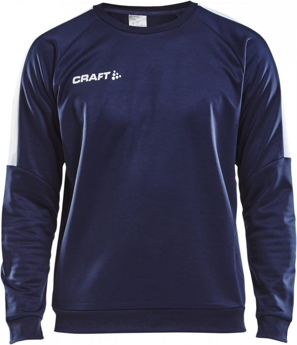 Craft - Progress R-Neck Sweather - Azul marino & blanco