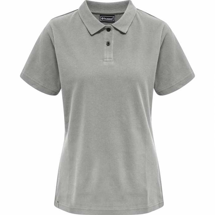 Hummel - Stretch Polo Dame - Grey Melange