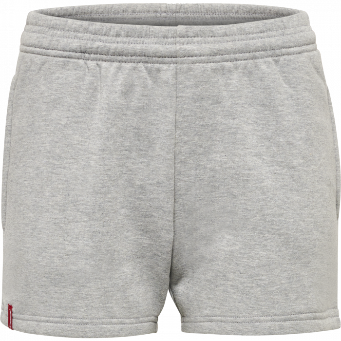 Hummel - Red Basic Joggingshorts Dame - Grey Melange