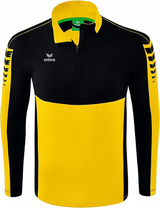 Erima - Six Wings Training Top - Nero & yellow