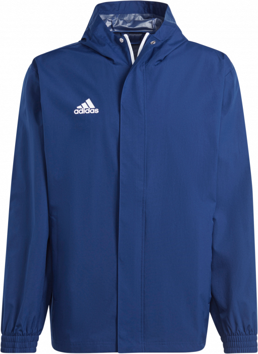 Adidas - Entrada 22 All Weather Jakke - Navy blå & hvid