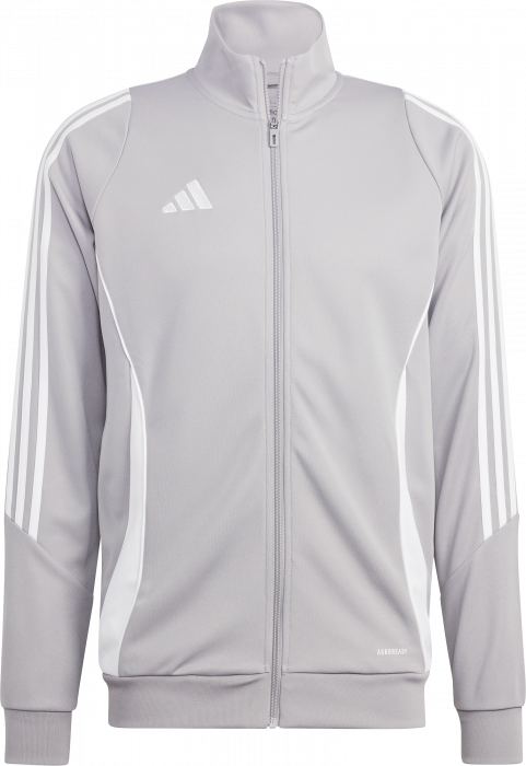 Adidas - Tiro 24 Training Top - Light Grey & branco