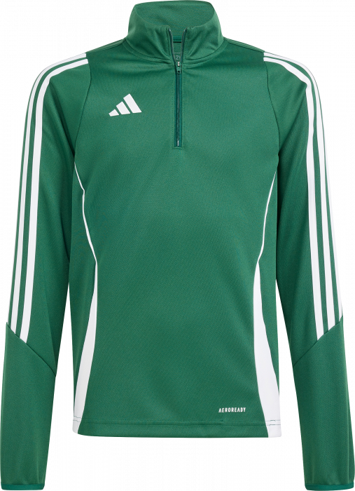 Adidas - Tiro 24 Training Top - Green Dark & blanc