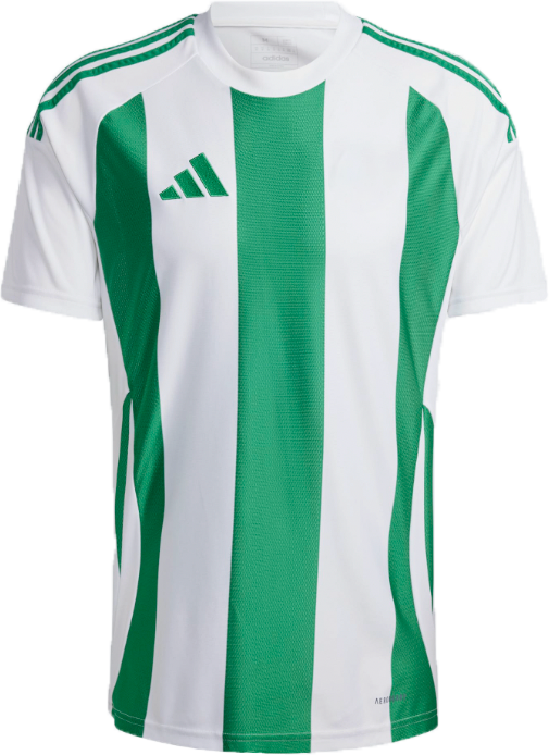 Adidas - Striped 24 Player Jersey - Bianco & t green