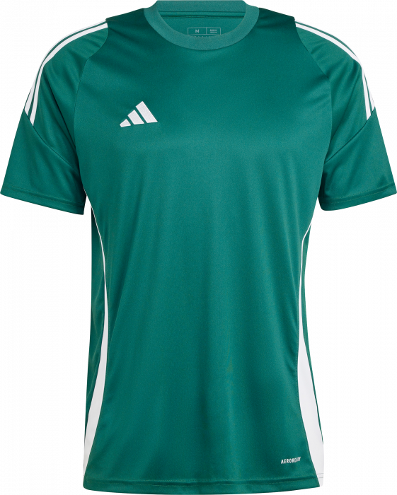 Adidas - Tiro 24 Spillertrøje - Team Dark Green & hvid