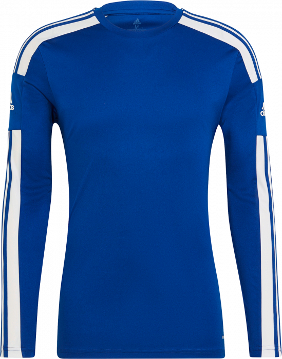 Adidas - Squadra 21 Longsleeve Jersey - Bleu roi & blanc