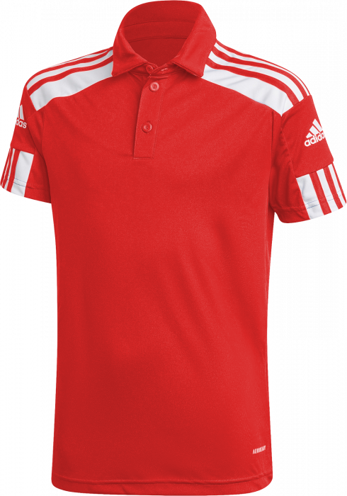 Adidas - Squadra 21 Polo - Rosso & bianco