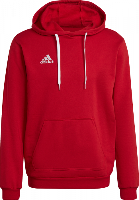 Adidas - Entrada 22 Hoodie - Power red 2 & weiß