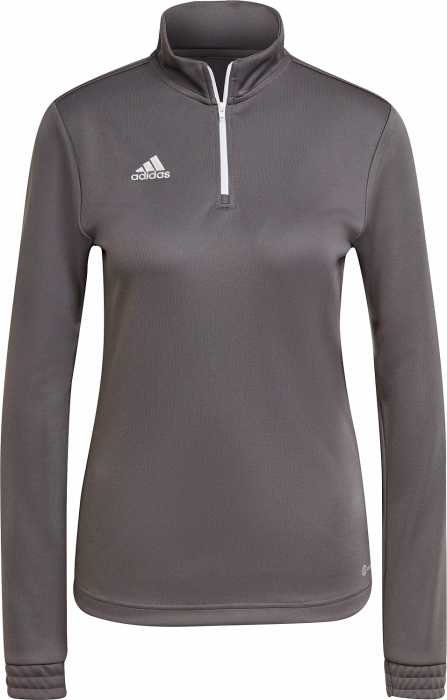 Adidas - Entrada 22 Træning Top With Half Zip Woman - Gris