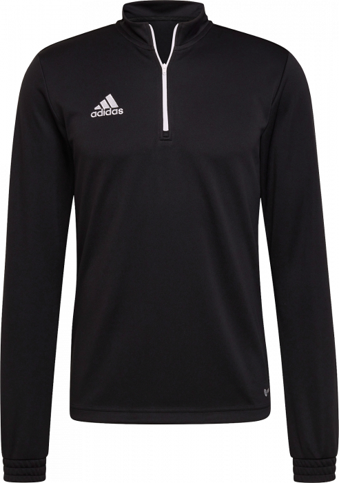 Adidas - Entrada 22 Træning Top With Half Zip - Black & white