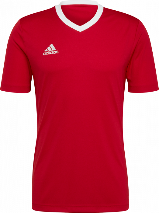 Adidas - Entrada 22 Jersey - Power red 2 & white