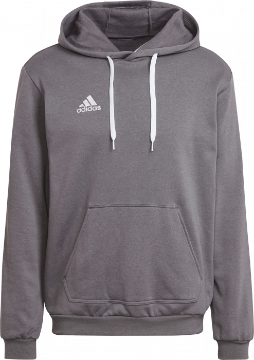 Adidas - Entrada 22 Hoodie - Grey four & weiß