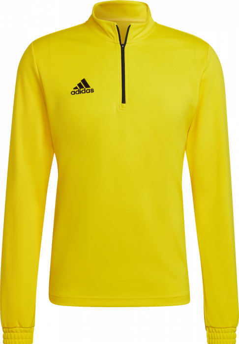 Adidas - Entrada 22 Træning Top With Half Zip - T Yellow & black