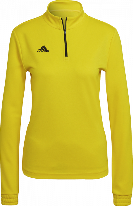 Adidas - Entrada 22 Træning Top With Half Zip Woman - Giallo