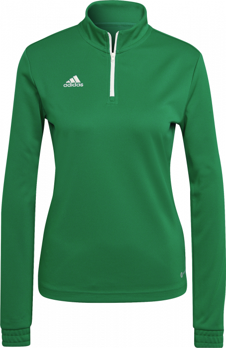 Adidas - Entrada 22 Træning Top With Half Zip Woman - Vert