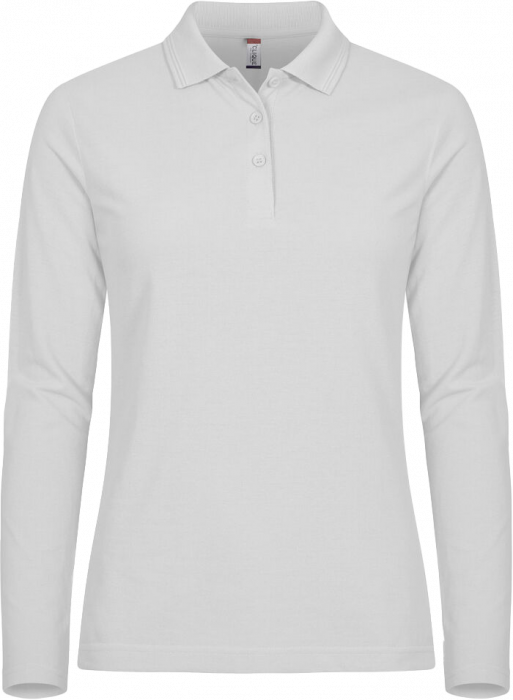 Clique - Manhattan Polo Longsleeve Women - White