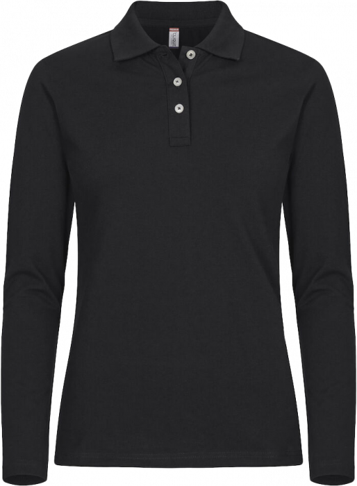 Clique - Stretch Premium Longsleeve Polo Women - Preto