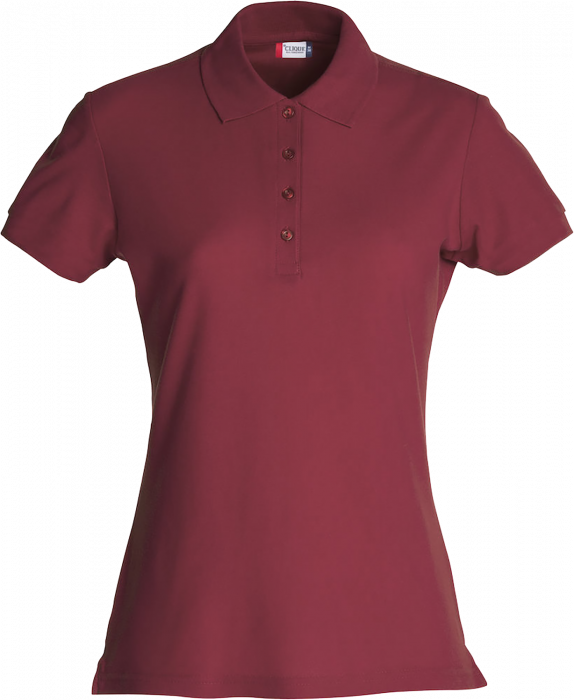 Clique - Basic Polo Dame - Bordeaux