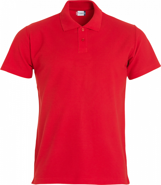 Clique - Basic Polo Kids - Rouge