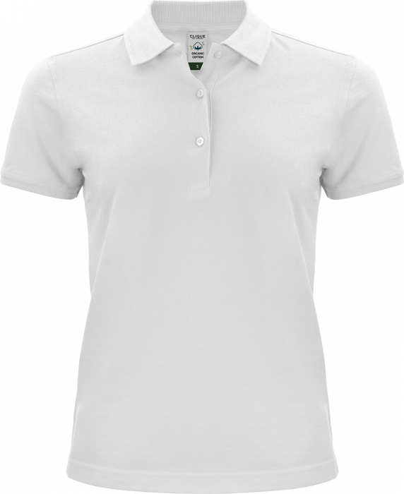 Clique - Classic Organic Polo For Women - Weiß