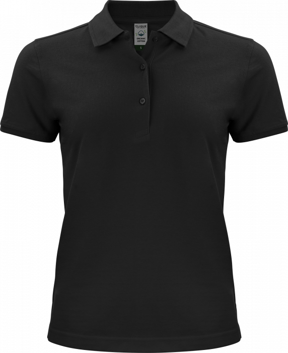 Clique - Classic Organic Cotton Polo - Black