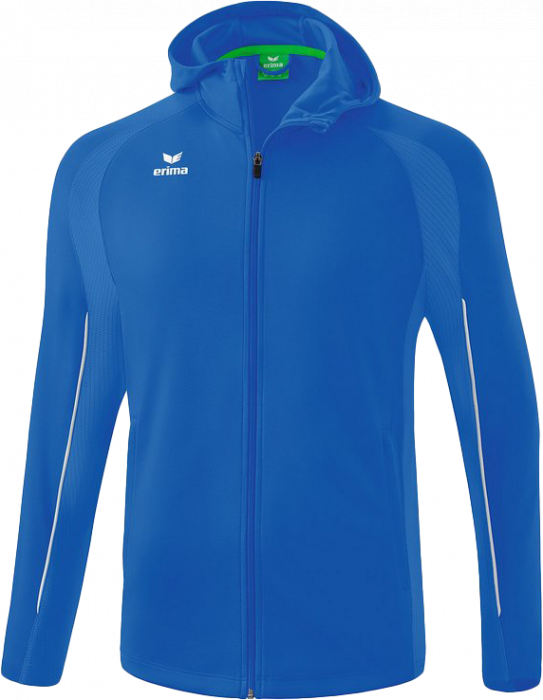 Erima - Ligs Star Traning Jacket With Hood - New Royal & blanc