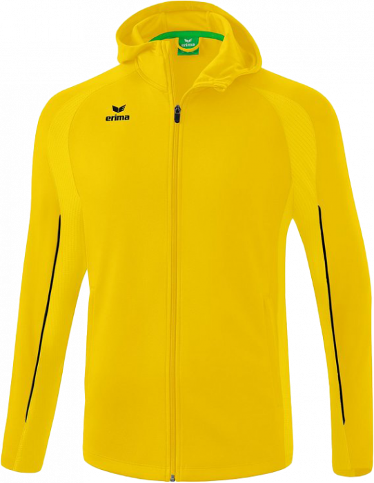 Erima - Ligs Star Traning Jacket With Hood - Yellow & svart