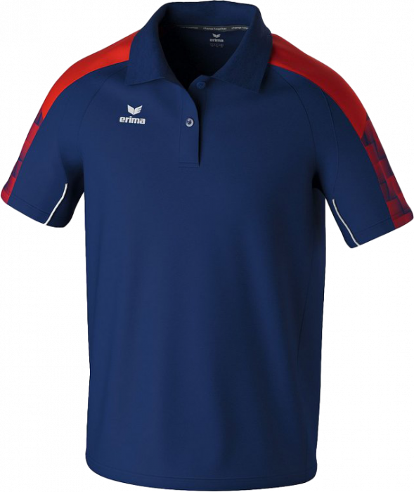 Erima - Evo Star Polo - New Navy & röd