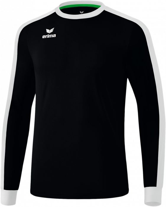 Erima - Retro Star Longsleeve Jersey - Negro & blanco