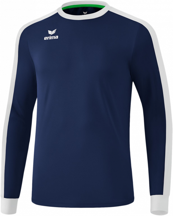 Erima - Retro Star Longsleeve Jersey - Navy & white