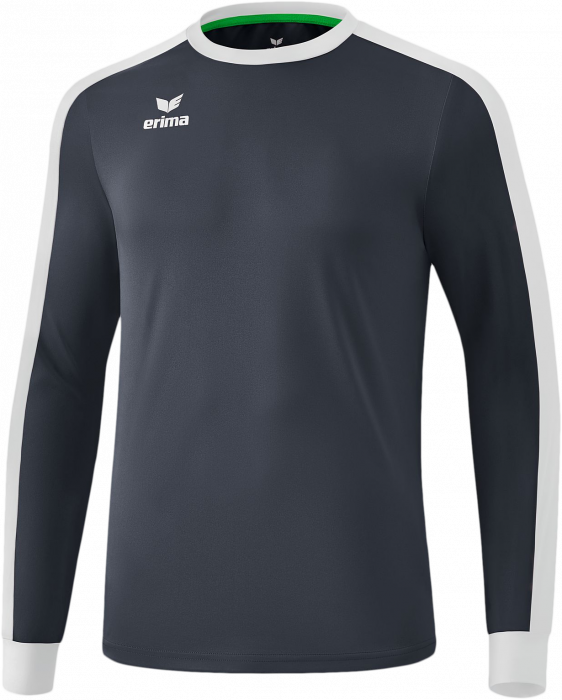 Erima - Retro Star Longsleeve Jersey - Slate Grey & white