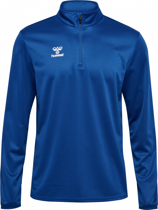 Hummel - Essential Training Sweat With Half Zip - True Blue