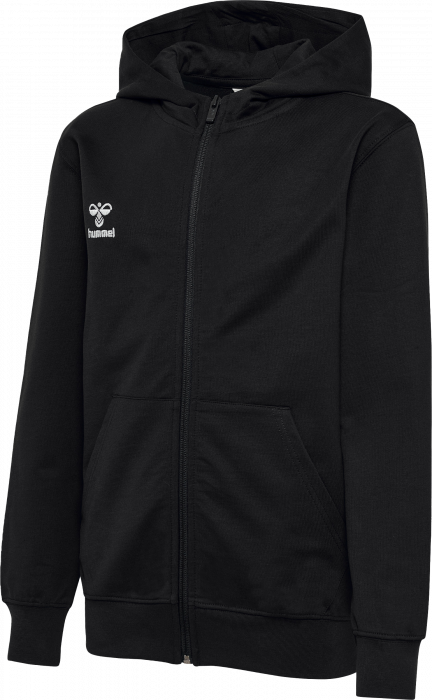 Hummel - Go 2.0 Hoodie W. Zip Kids - Noir