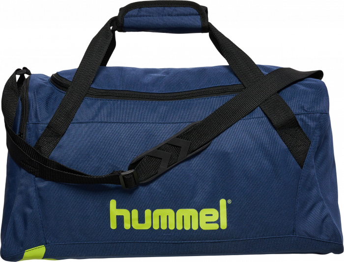 Hummel - Sportstaske Small - Dark Denim & lime